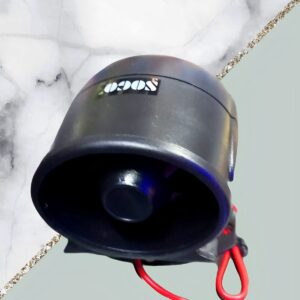 Car Anti-Theft Horn Siren, Horn Alarm 12V Tweeter Alarm Treble Voice Speaker High Decibel Intelligent Voice Alarm