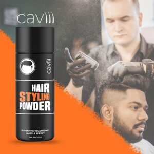 CAVI Hair Styling Powder – Superfine Volumizing Matte Finish Powder for Instant Texture & Strong Hold (20g)