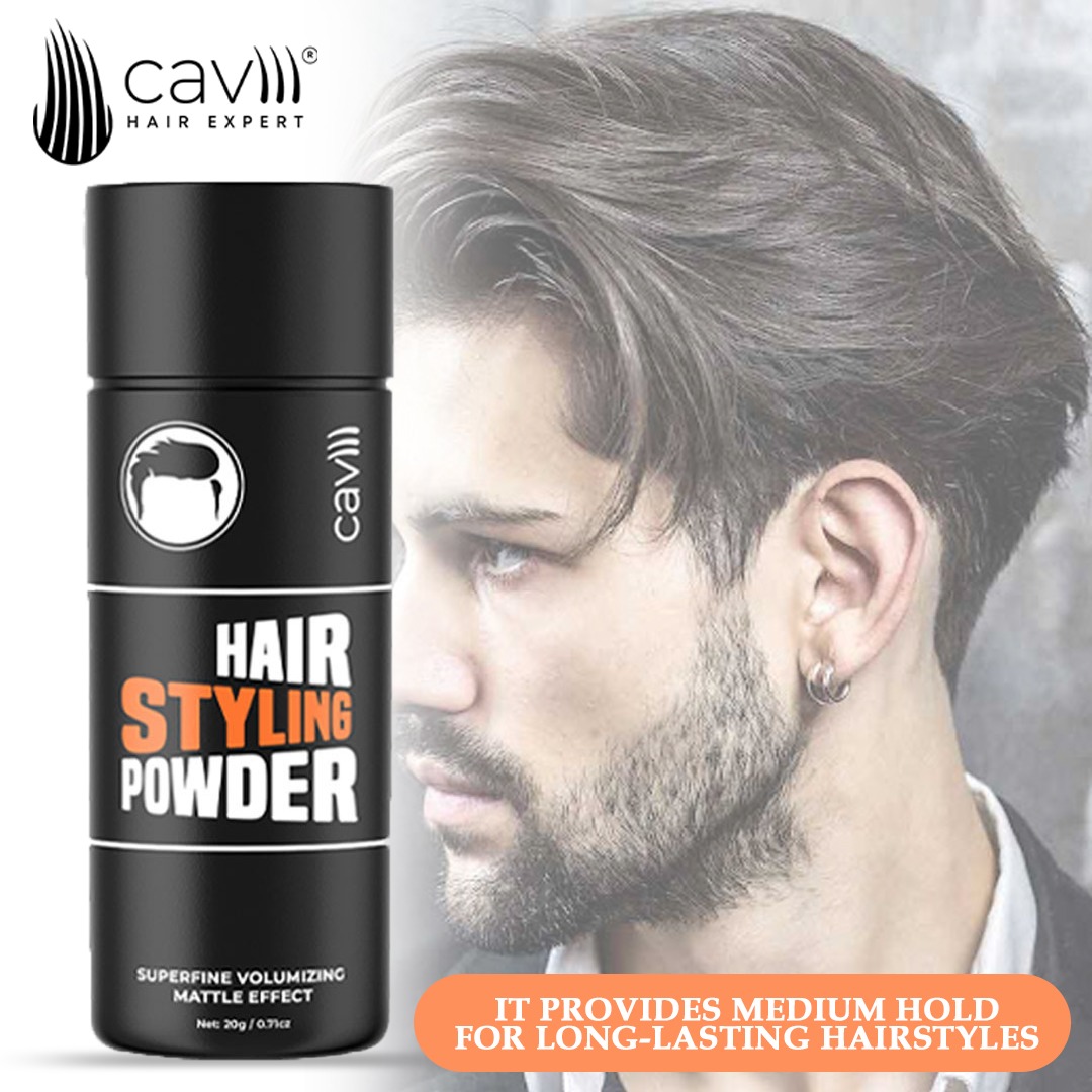 CAVI Hair Styling Powder – Superfine Volumizing Matte Finish Powder for Instant Texture & Strong Hold (20g) - Image 2