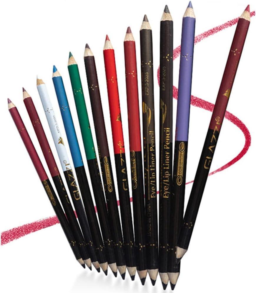 ( Pack of 12 )2 in 1 colors eye pencil multipurpose Eye Pencil (Random color ) - Image 4