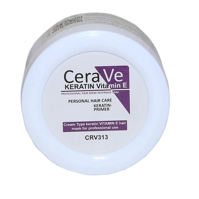 Cera Ve Keratin Vitamin E Repair Therapy E02 Hair Mask - 500ml | Deep Hair Repair Solution - Image 2