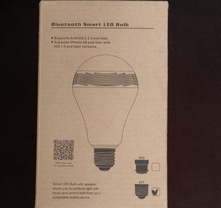 E27 Bluetooth Smart LED Bulb with Speaker with APP Control It - Image 5