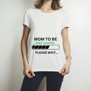 Combo Of Dad to Be & Mom to Be Style White T-Shirt with Cute Design – Best Quality T-Shirts For Girls | T-Shirt For Women - T-Shirt For Men