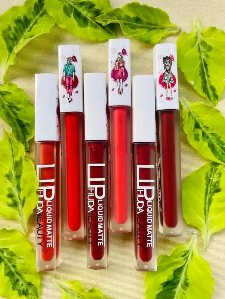 6-Piece Matte Lip Gloss Set – Multicolor Shades, Long-Lasting Liquid Formula, Velvet Finish - Random Shades (without box) - Image 3