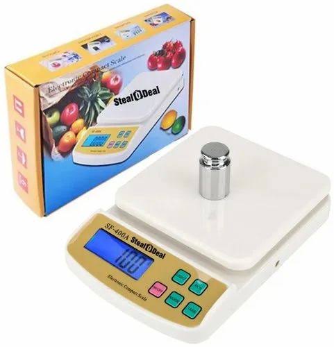 SF-400A Digital Kitchen Scale – Precision Food Weighing Machine for Cooking, Baking & Meal Prep – High Accuracy LCD Display, 10kg Capacity - Image 3