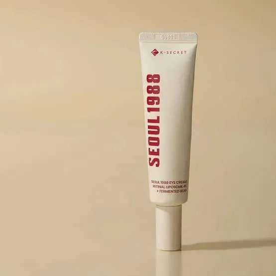 K-SECRET SEOUL 1988 Eye Cream: Retinal Liposome 2% + Fermented Black Bean – Advanced Anti-Aging & Brightening Formula - 30ml