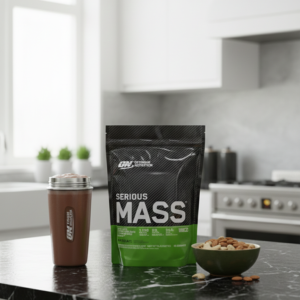 Optimum Nutrition Serious Mass – High-Calorie Chocolate Weight Gainer Protein Powder for Muscle Building, Strength & Healthy Weight Gain -  2lbs