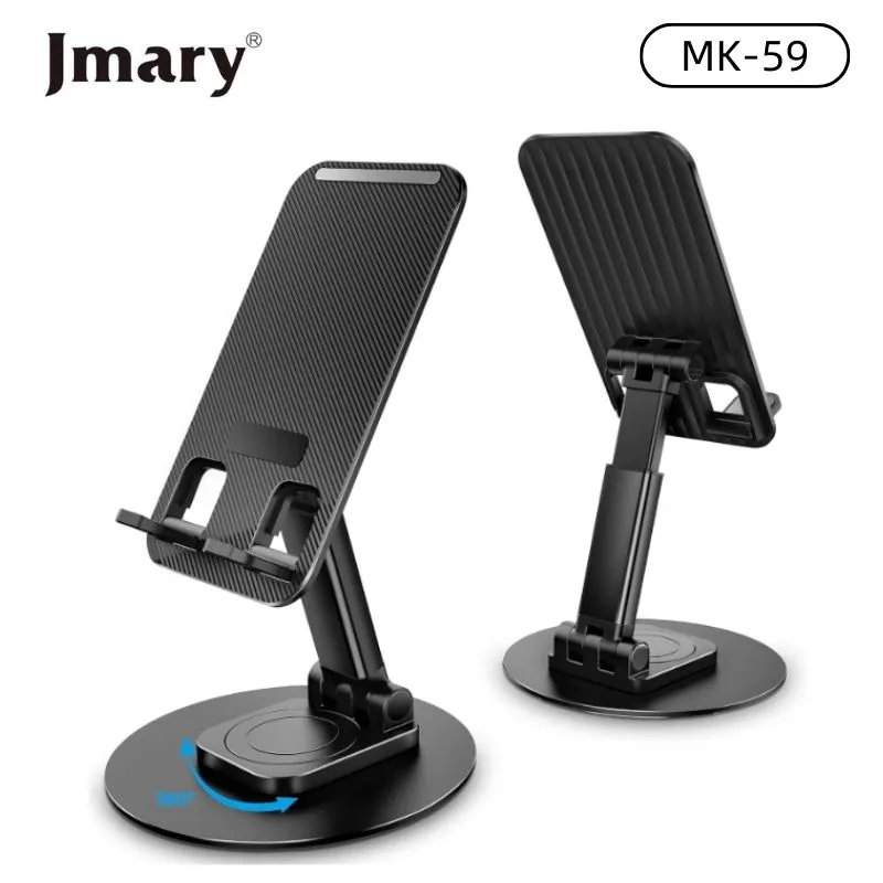 Brand: Jmary Bigest Desktop Mobile Holder With 360 Rotation Material: Stainless Steel - Image 3
