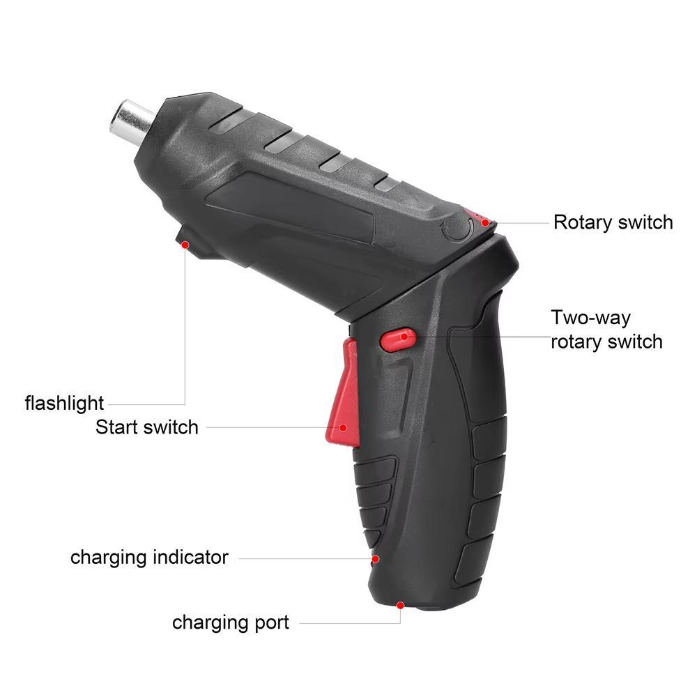 Premium Quality 47-in-1 Rechargeable Electric Screwdriver Set ��� Chrome Vanadium Steel Precision Tool Kit - Image 4