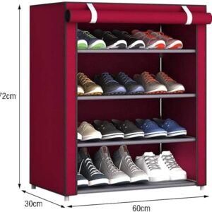 Shoe Rack Organizer Detachable Washable Shoe Rack Multi Layer Non Woven Shoe Cabinet
