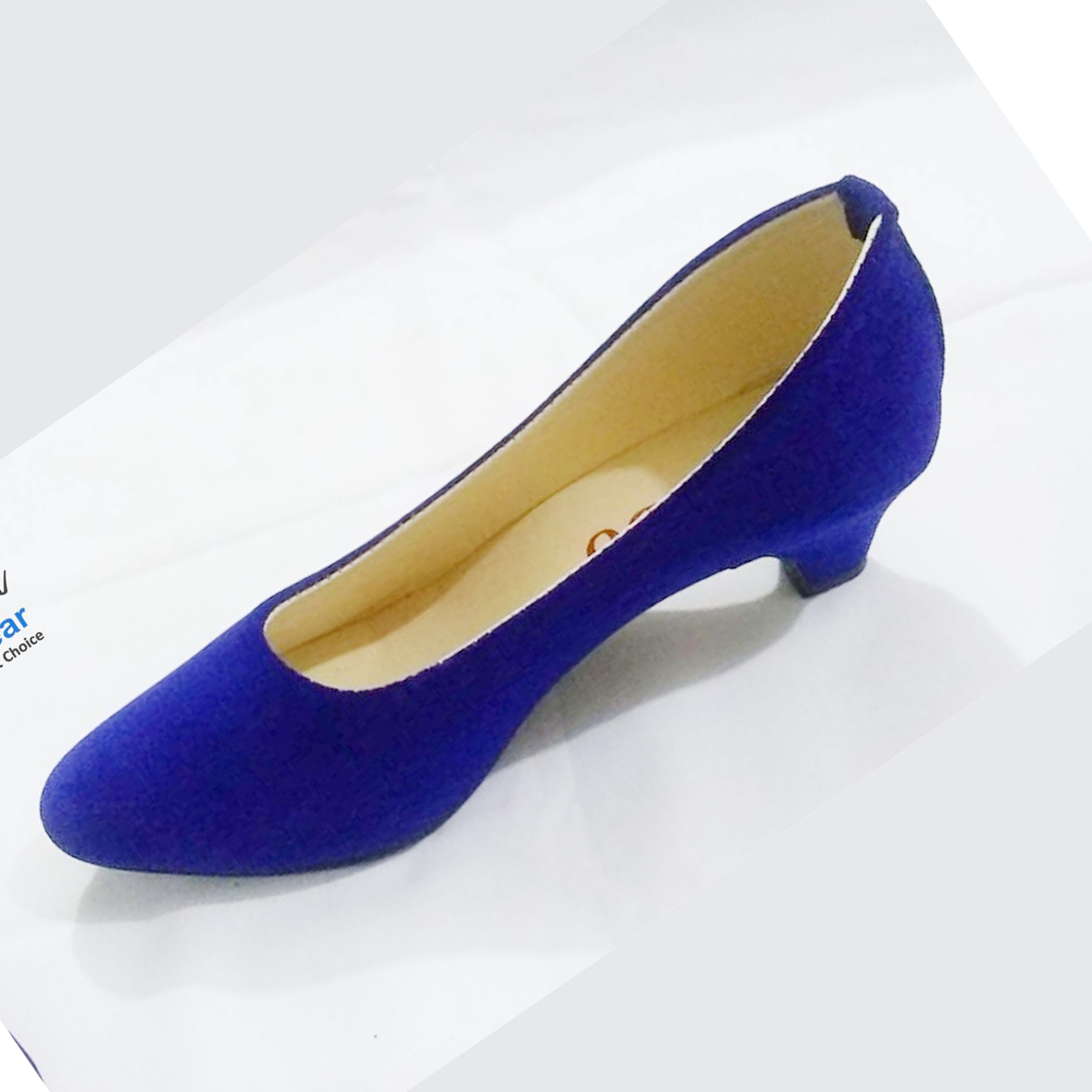Ladies Velvet Pump Shoes – Comfortable 2 Inch Heel Casual & Party Wear Stylish Coat Pumps for Women - Image 5