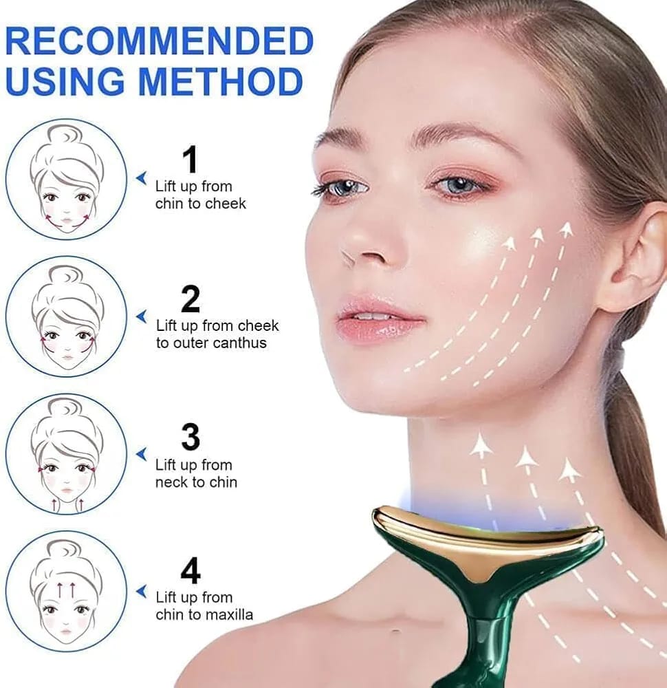 3-in-1 Face Slimming & Uplift Wand – Thermal & Vibration Beauty Massager for Face and Neck - Image 2