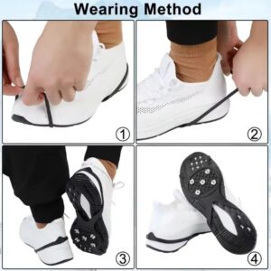 5 Studs Anti Skid Ice Snow Camping Walking Shoes Winter Safety Boots Universal Professional Climbing Crampons - 1 Pair