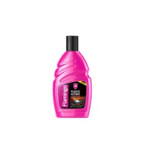 Flamingo Plastic Restorer 300ML – Nano Technology Trim Reviver for Faded Exterior Plastic | Long-Lasting Shine & Protection