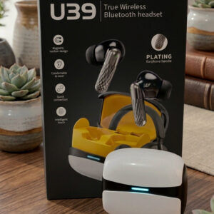 U39 Wireless Bluetooth Earbuds with Charging Case – Hi-Fi Stereo Sound & HD Calling Earphones