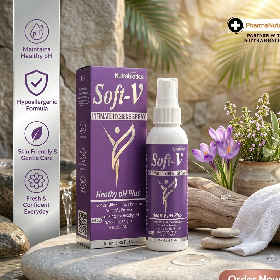 Soft V Intimate Hygiene Spray Healthy PH Plus 100ml Dermatologist Tested Formula 100ml - Image 2