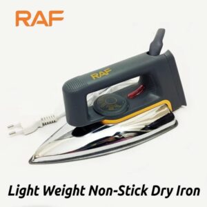 RAF Light Weight Dry Iron ��� 400 Watt - Home Appliance Designed For Fabric Pressing And Daily Ironing Routine