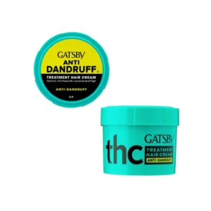 GATSBY Hair Cream 125g – Anti Dandruff & Normal | Long Lasting Moisturizer with Vitamin E & Pro Vitamin B5