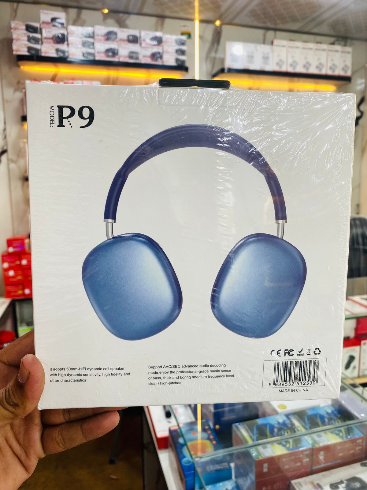 P9 Wireless Bluetooth Headphones – Fidelity Stereo Sound with Foldable Design, Soft Cushion Comfort, and Multi-Mode Playback ( Mix Color) - Image 5