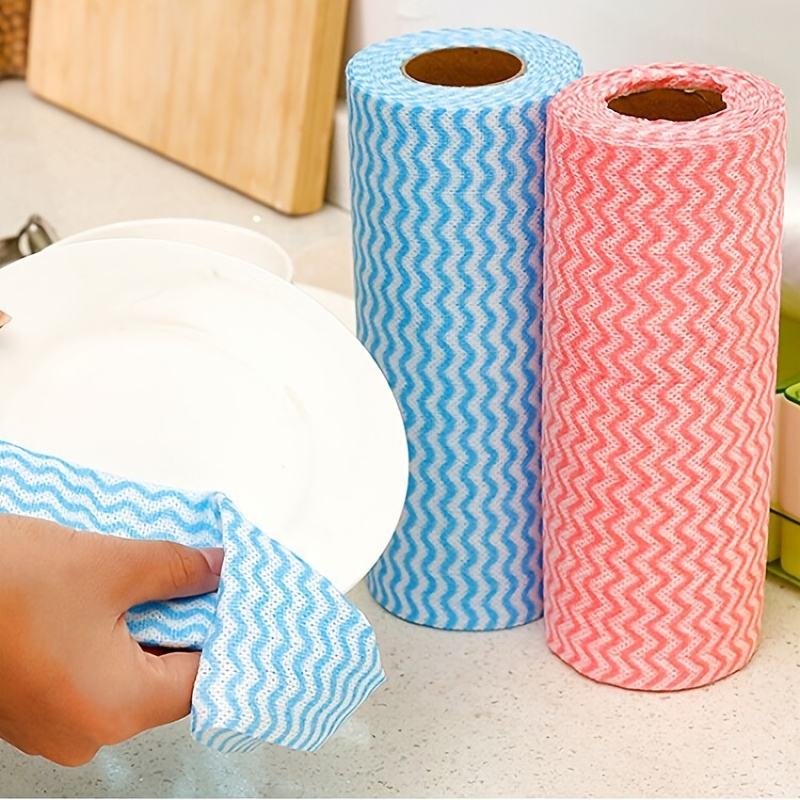 Reusable Kitchen Cleaning Wipes Roll – Washable, Absorbent & Eco-Friendly Multi-Purpose Cleaning Sheets