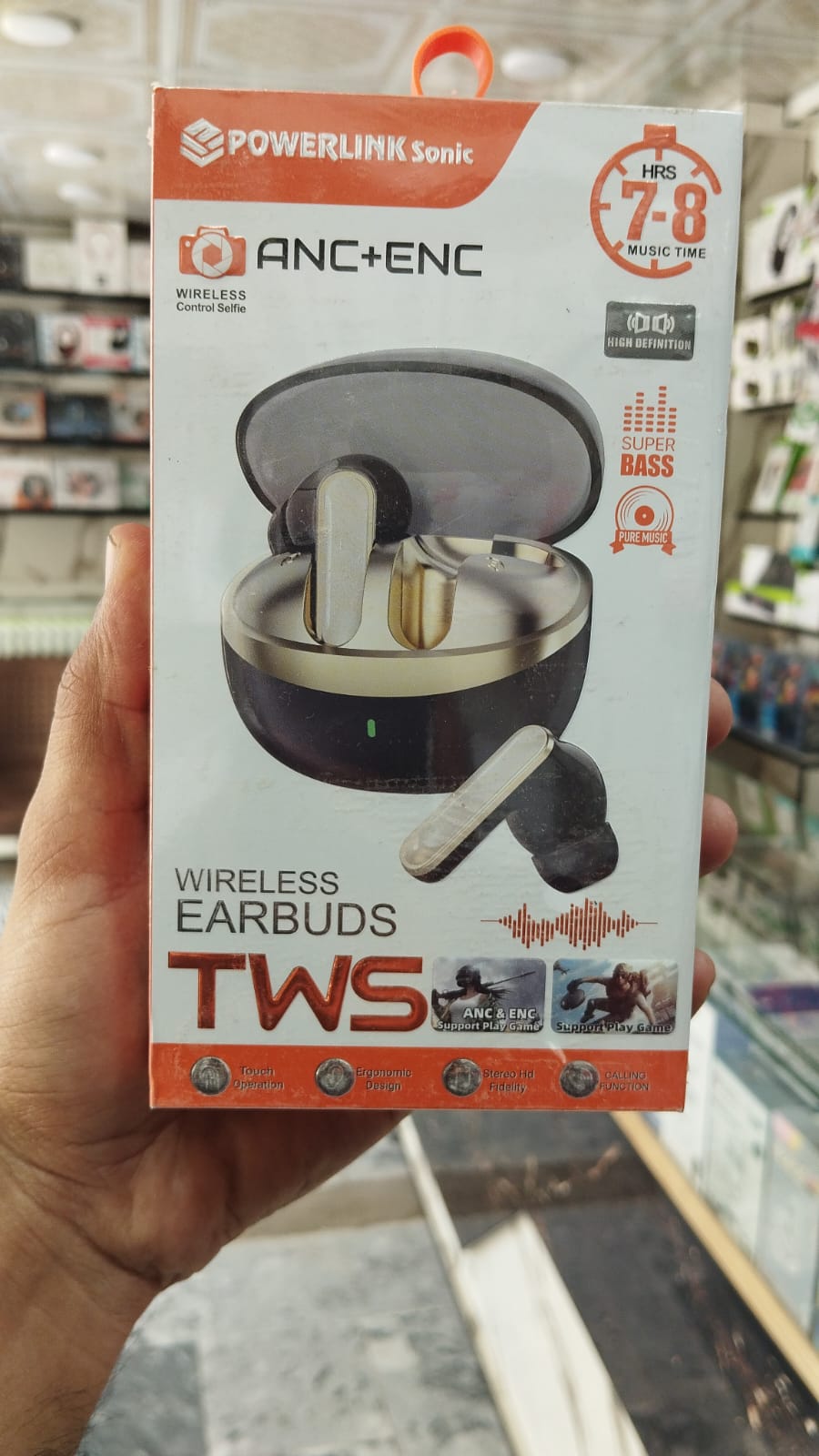 Powerlink Sonic TWS Wireless Earbuds with ANC + ENC Noise Cancellation & Wireless - Image 5