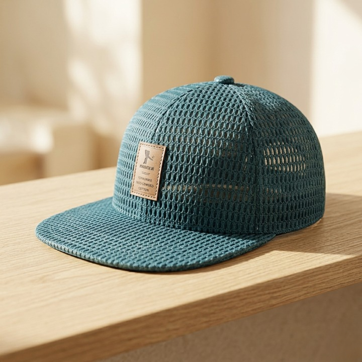 Mesh Breathable Baseball Cap – Lightweight Summer Sun Hat (Jali Material)