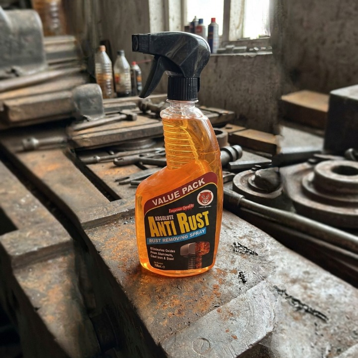 Anti Rust Remover Spray 750ml Bottle – Heavy Duty Rust Cleaning Solution for Metal Surfaces - Image 2