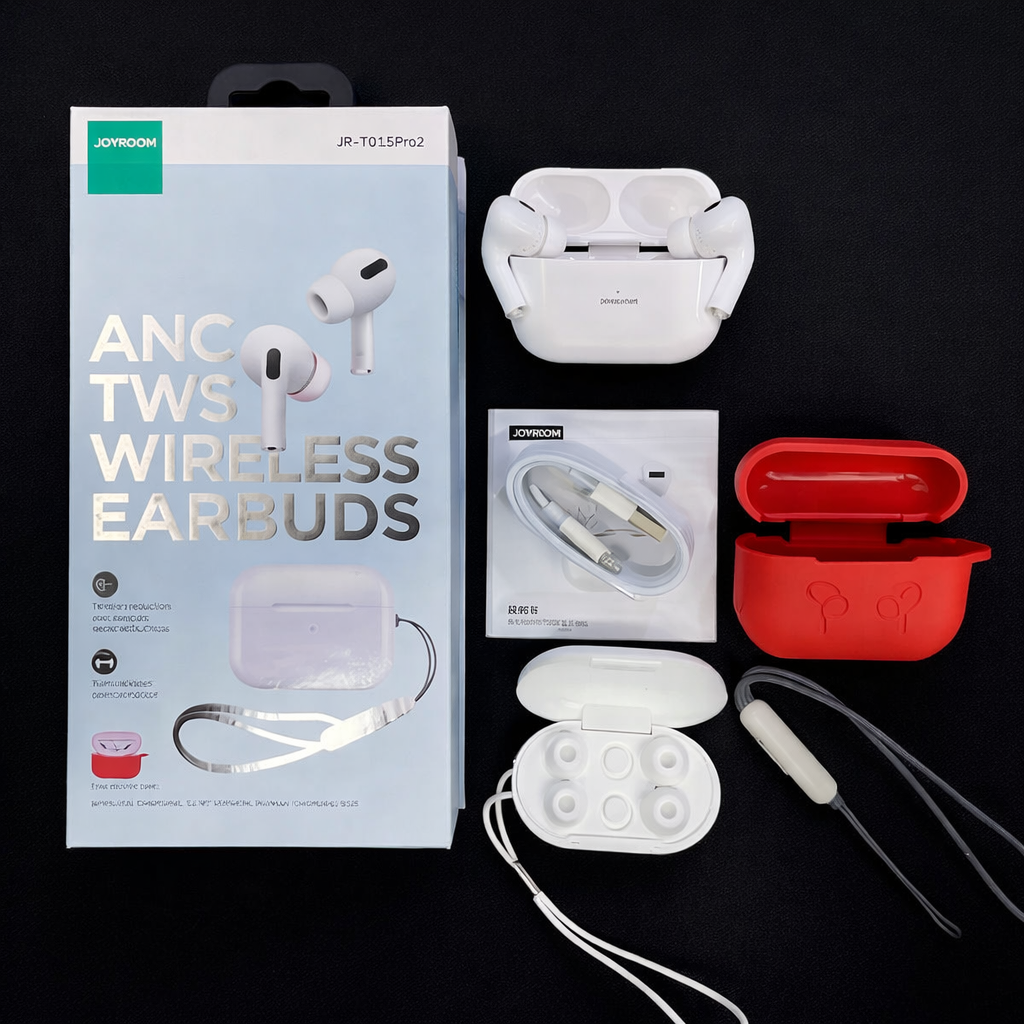 Joyroom JR-T03s Pro 2 ANC TWS Wireless Earbuds | Wireless Bluetooth Earbuds | HiFi Sound | Long Battery Life | Free Premium Case - Image 3
