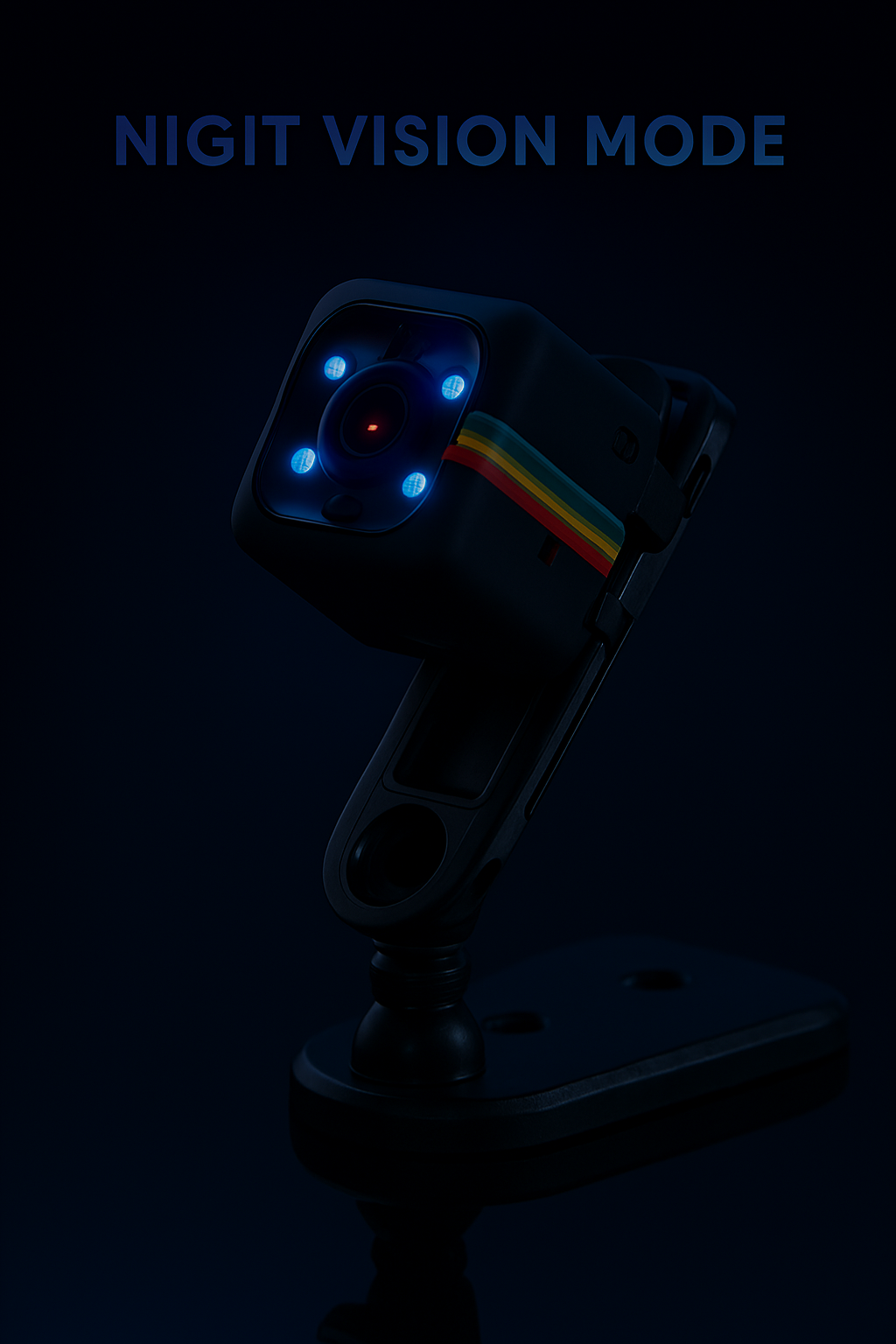 SQ10 Mini Hidden Camera with Night Vision – HD Recording, Motion Detection & Adjustable Holding Stand - Image 3