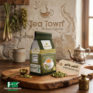 Tea Town Cardamom Tea Elaichi Chai Unique Aromatic Blend