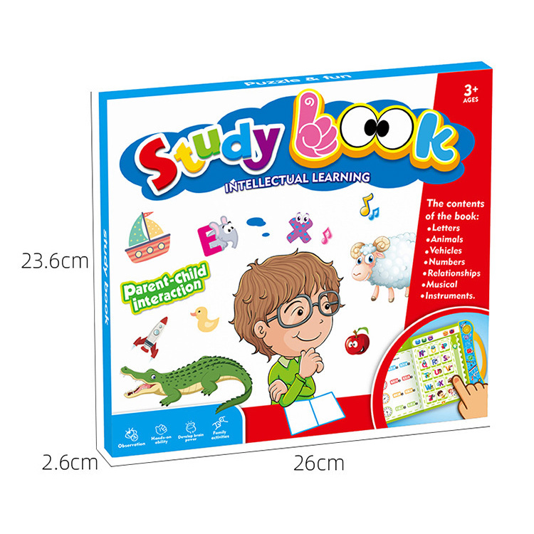 Intelligence Book English Letters Words Learning Language E-book Toddlers Preschool Educational Toys - Image 2