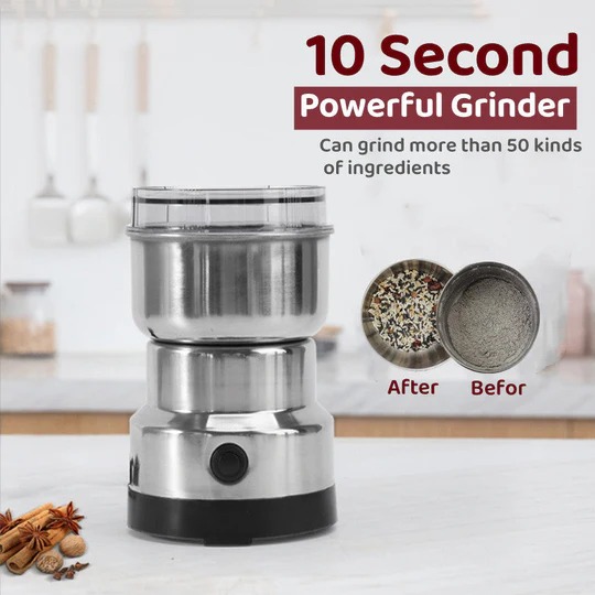 RAF 4 Blades Masala Coffee Grinder | 300W Multifunctional Electric Grinder | Stainless Steel Blades For Coffee, Spices, Nuts & Seeds - Image 2