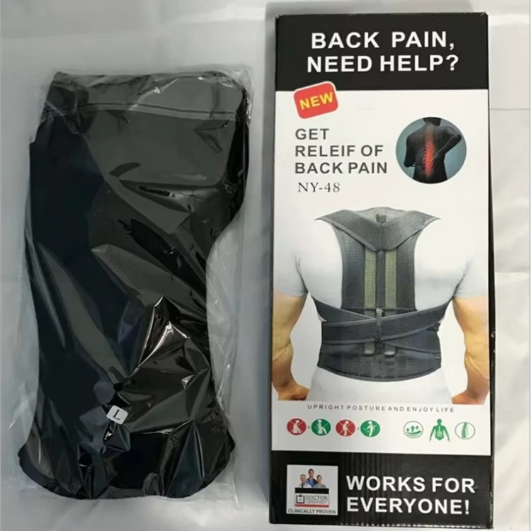 Best Posture belt, Posture corrector belt, Back support belt, Backbone Belt, Spine Support Belt, Back Pain Relief Shoulder Back Support Belt | Posture Corrector Belt For Men & Women - M - Image 3