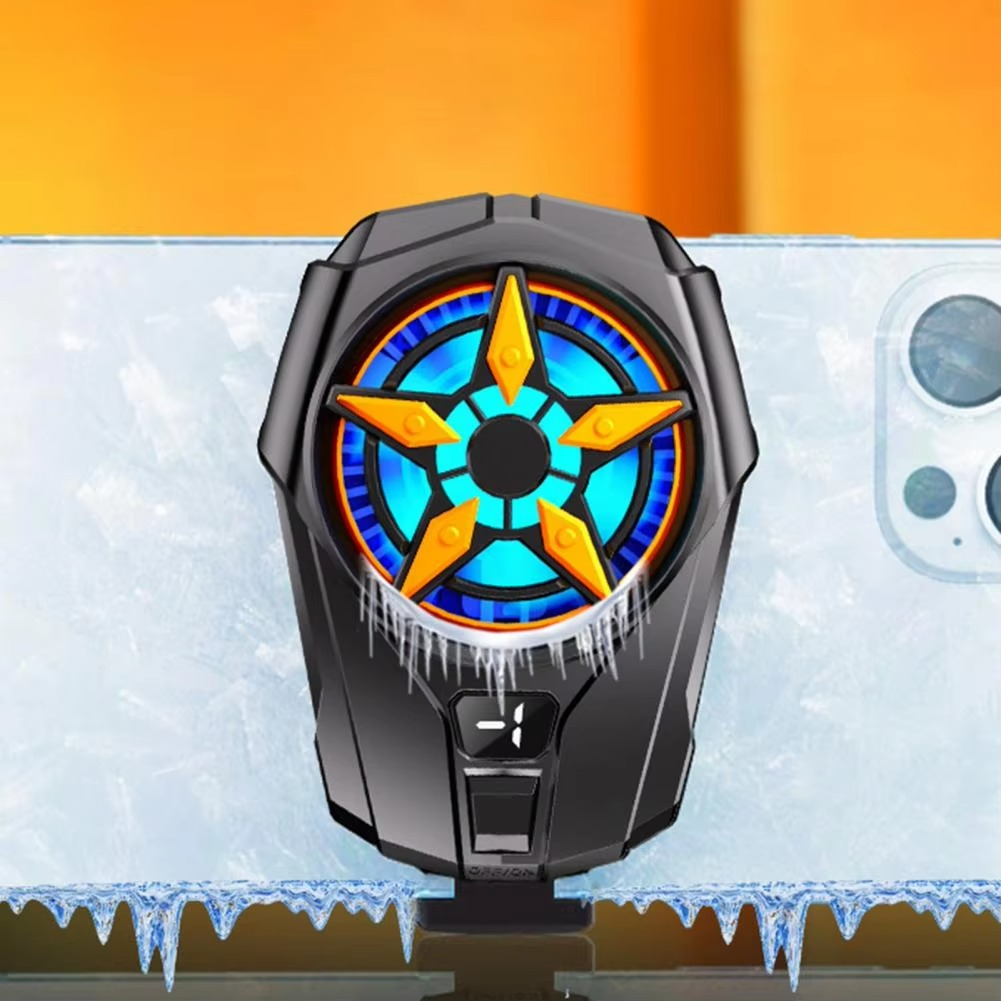 SL09 Practical Phone Cooler Fan, Easy To Carry, Smart Digital Display, Rear Phone Radiator, Fast Cooling ( Random Color ) - Image 5