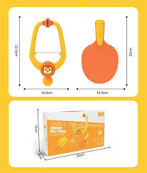 Indoor Hanging Table Tennis Toy Kids Fun Paddle Ball Game For Home And Classroom - Image 4