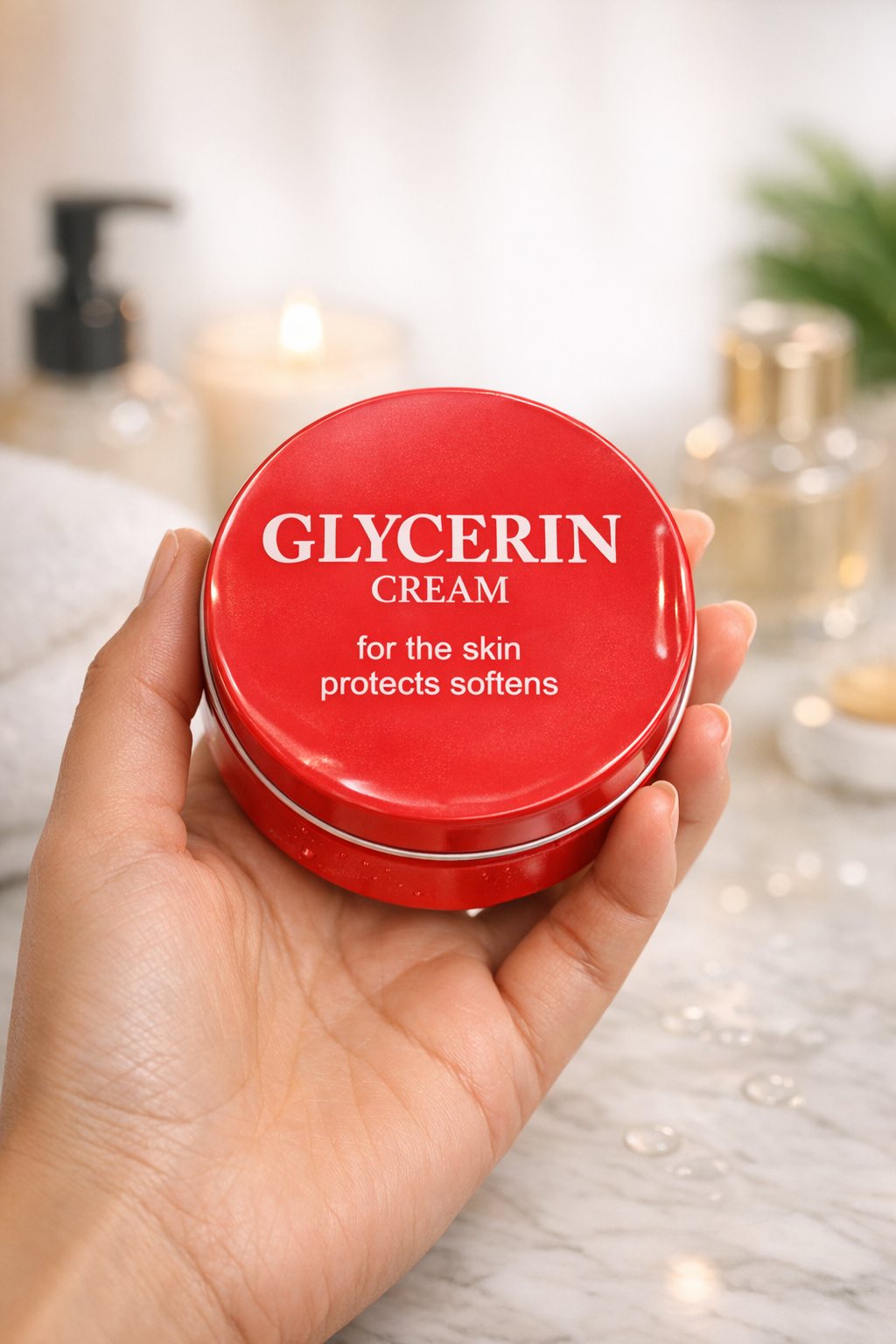 Glycerin Skin Cream Moisturizer | Deep Hydration & Soft Smooth Skin Care | Daily Use Nourishing Cream for Dry & Rough Skin 250 ml