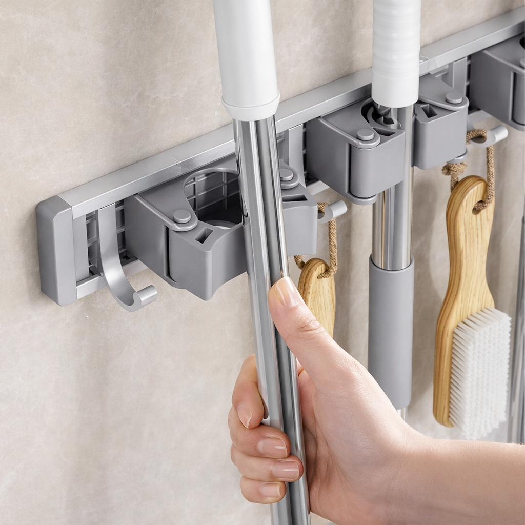 Royal Aluminium Mop & Broom Holder
