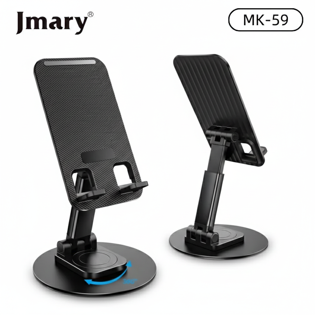 Brand: Jmary Bigest Desktop Mobile Holder With 360 Rotation Material: Stainless Steel - Image 5