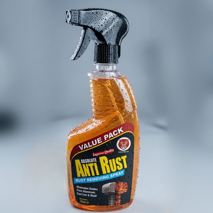 Anti Rust Remover Spray 750ml Bottle – Heavy Duty Rust Cleaning Solution for Metal Surfaces - Image 3