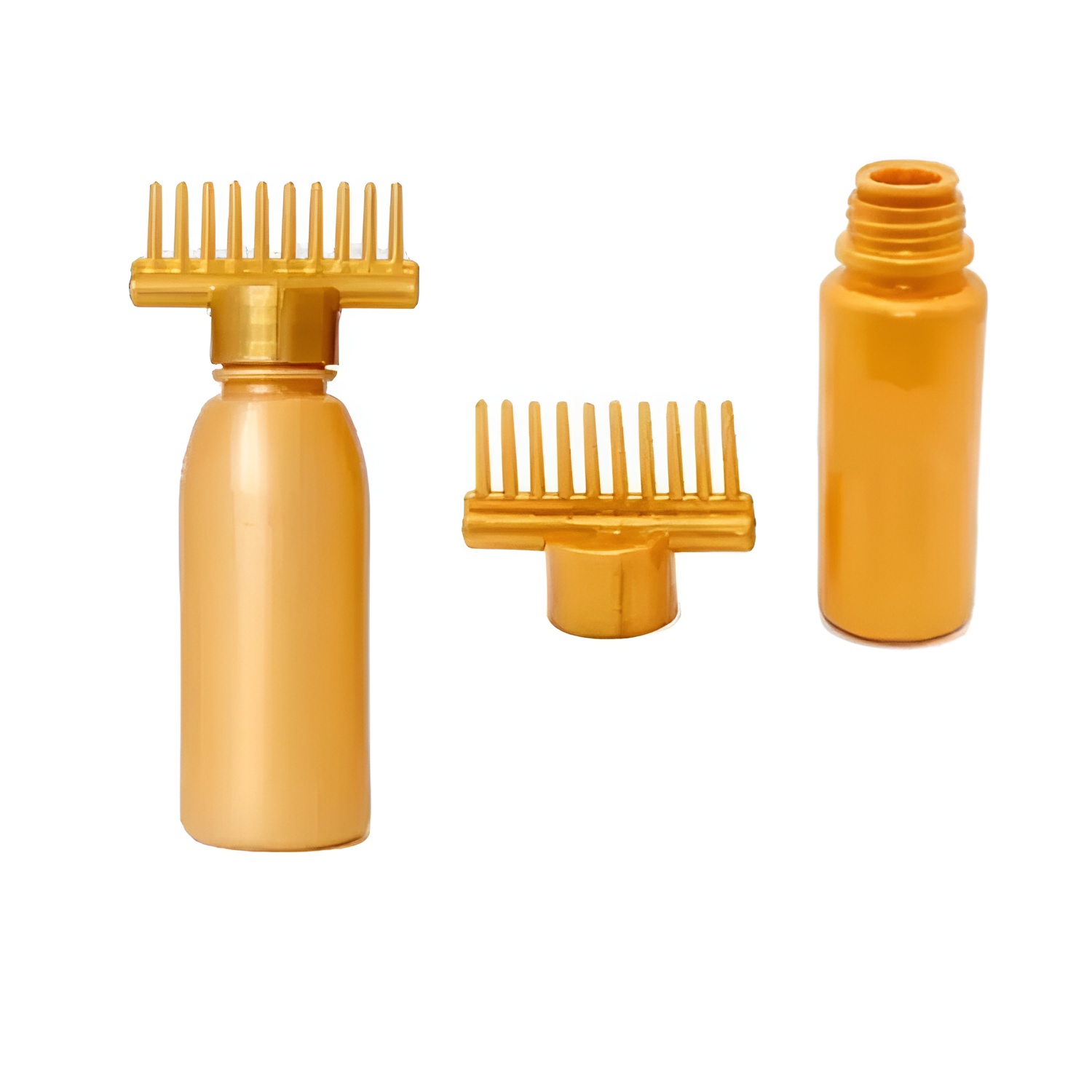 (Pack of 20) Hair dye bottle | Hair Oil Applicator Bottle, Root oiling Comb bottle for Hair Coloring, Shampoo, Oiling, Dye, and Scalp Treatment for home & commercial ( Empty Bottle) - Image 3