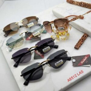 A8512 LAS - Ladies Fancy Rimless Sunglasses Stylish Fashion Eyewear With Gradient Lenses