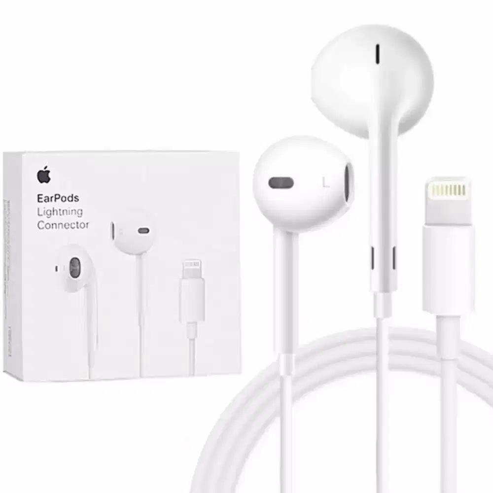 iPhone Lightning Wired Handfree Earphones Direct Connect No Bluetooth Required - Image 2