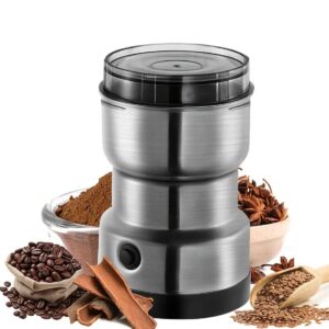 Electric Stainless Steel Coffee & Masala Grinder Machine ��� Multipurpose Spice, Dry Fruit & Herb Grinder