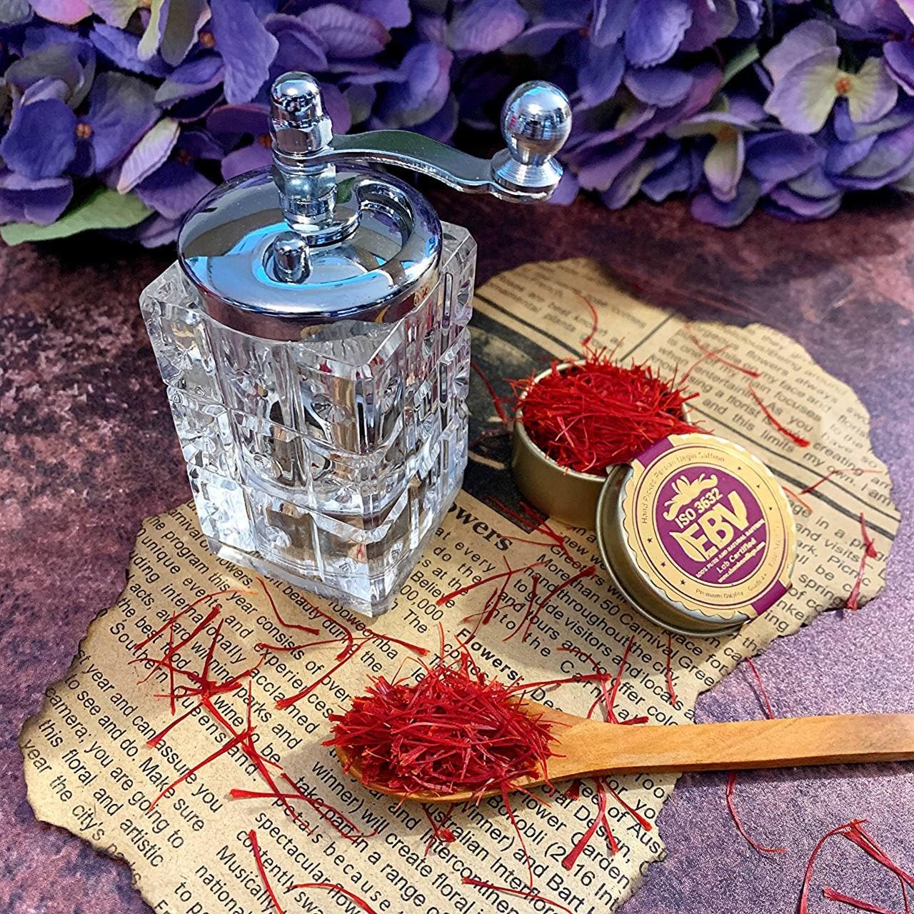 Saffron Grinder Simple | Portable Pepper Mill | Best Quality Pepper & Saffron Grinder - Portable Grinderย - Image 3