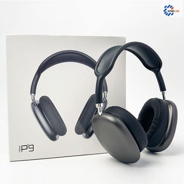 P9 Headphone - Wireless Bluetooth Headphones Adjustable Over-The-Ear Stereo Headset – P9 (Random color) - Image 2