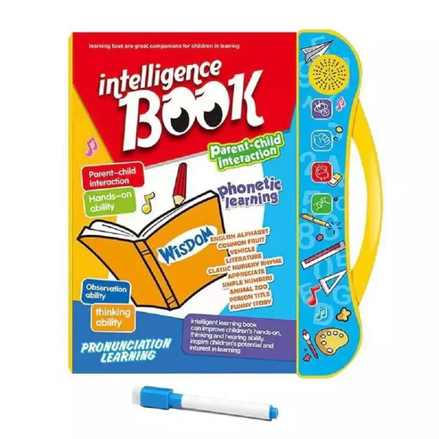 Intelligence Book English Letters Words Learning Language E-book Toddlers Preschool Educational Toys - Image 3
