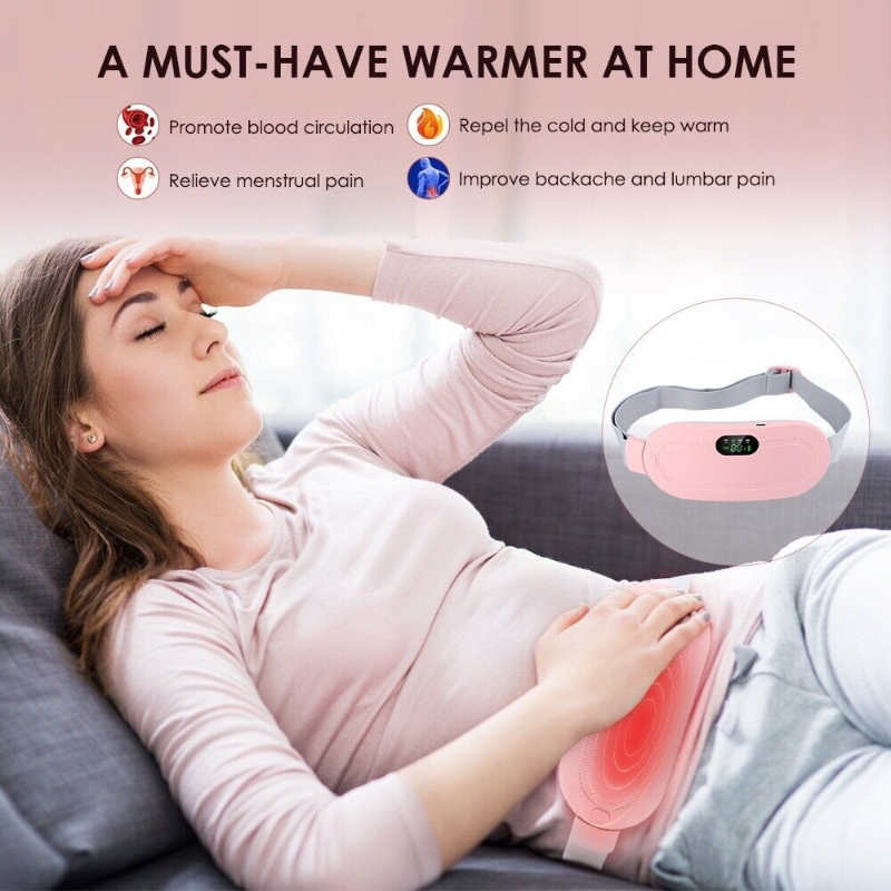 Heating and Vibrating Digital Period Pad for Healing Period Cramps - Women's Care pin Relief. - Image 2