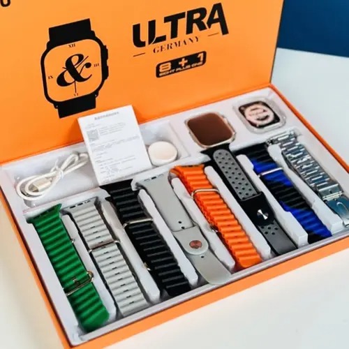 Y80 Ultra 8 in 1 Smart watch ,8 Straps 49MM Big Display (Random Colour) - Image 3